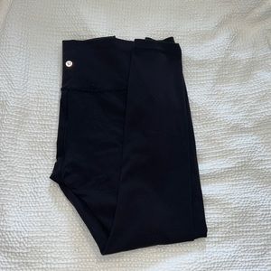 Black Lululemon Leggings size 6